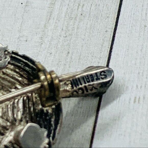 VTG Sterling Silver Turtle Brooch - Picture 4 of 4